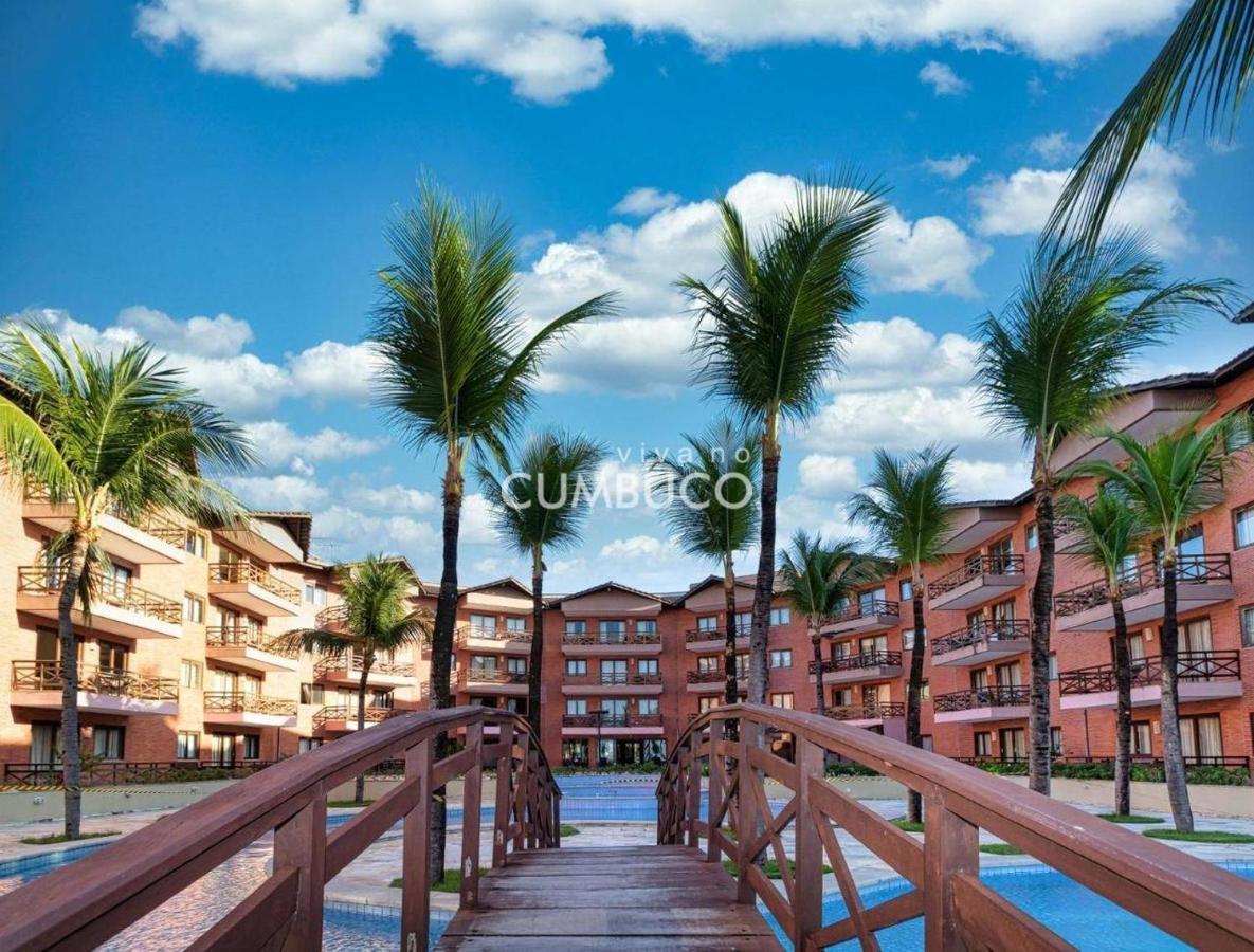 Kariri 215 46M², Pe Na Areia, Varanda Vista Mar! Кумбуко Экстерьер фото